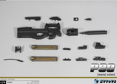 1/6 P90 Rifle Submachine Gun Weapon Models For 12″ Figure Phicen Hot toys ❶USA❶