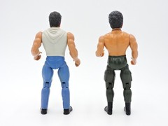 Fire-Power Rambo and Rambo figures LOT 1985 Coleco vintage Force of Freedom 1986