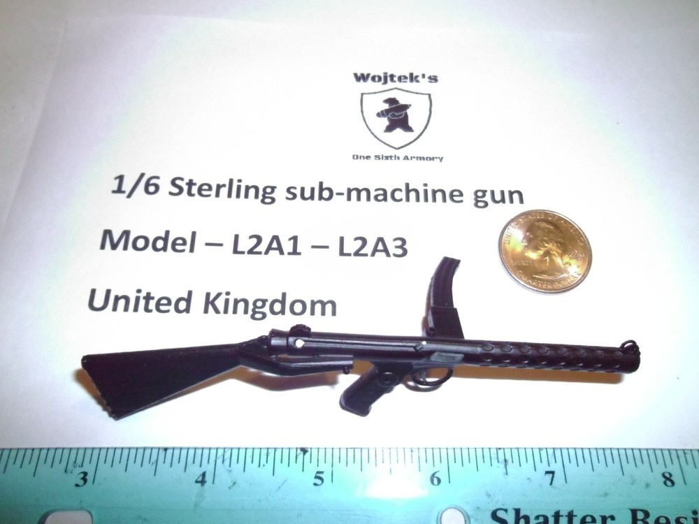 LF12 1/6 Homemade Sterling sub-machine Model L2A1 – L2A3 United Kingdom