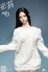 1/6 female head Movable Eye K007 C for Phicen hot toys 12″ figure worldbox ❶USA❶
