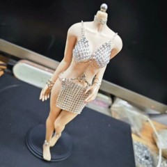 1Set 1:6 Scale Chain Outfit Clothes For Action Figure Body 12″ Female Toys