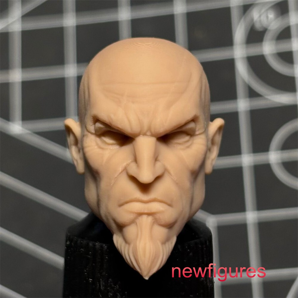 1/6 1/12 1/18 Kratos Warrior Head Sculpt Fit 12″ 6″ 3.75″ Male Figure Body Dolls