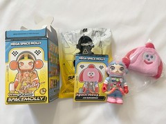 New Pop Mart Mega Space Molly Jon Burgerman Series 4 100% Action Figure Opened