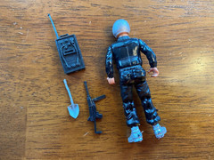 1981 Remco DC Comics Sgt Rock Airman tough action solder action figure