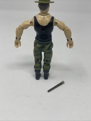 GI JOE: Sgt. Slaughter (1986) 100% Complete with Baton! Excellent!