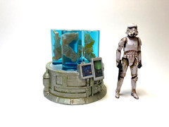 CUSTOM SCI FI SCIENCE LAB EXPERIMENT for 3.75 INCH FIGURE DIORAMA STAR WARS