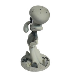 2019 SpongeBob SquarePants Old Timey Squidward Vinyl Figure Gray Monochromatic