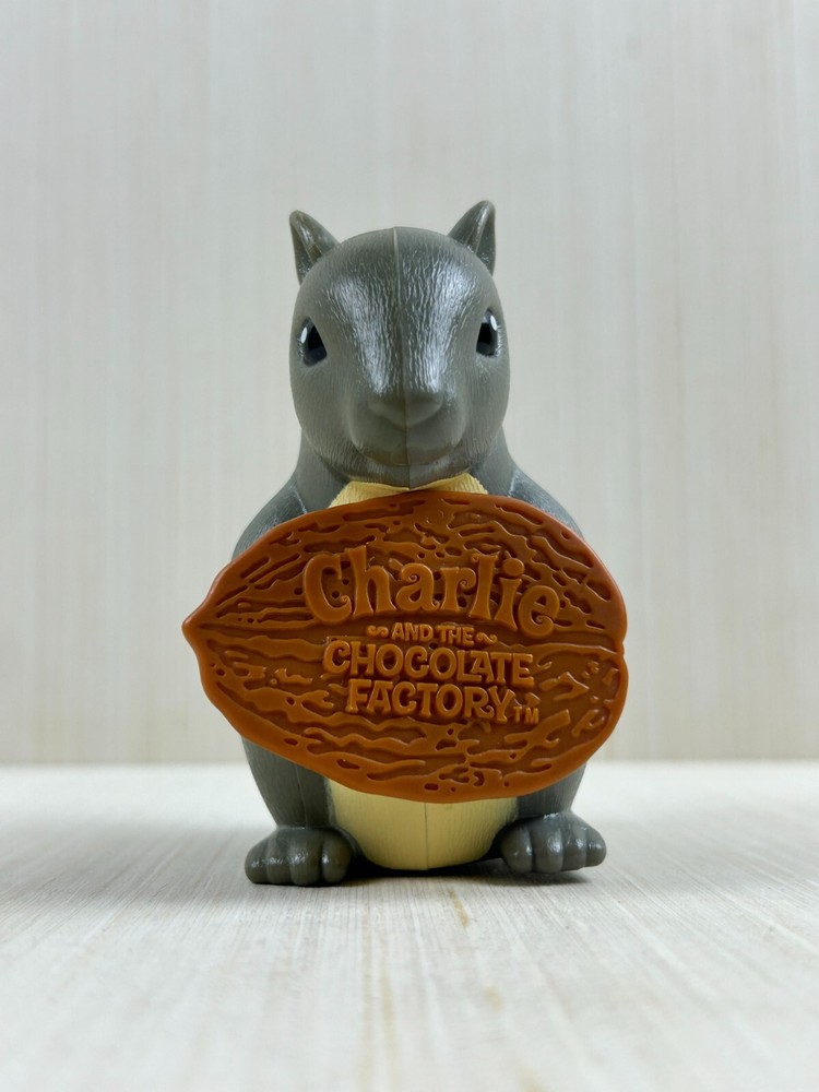 Vintage Charlie & The Chocolate Factory Squirrel Wendy’s Kids Meal Figure