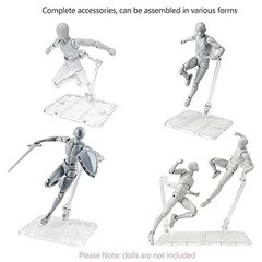 6-36 HG144 Adjustable Action Figure Display Holder Base Doll Model Support Stand