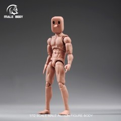 USA NOTAMAN NT-01 1/12 Male Wide Shoulder Strong Soldier Body 6” Action Figure