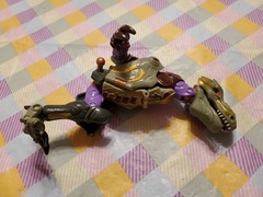 Transformer Green/Gold Tyrannosaurus Rex MEGATRON Parts Only Incomplete