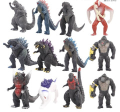 12 PCS Set Godzilla x Kong Figures About 4 inches high. US Seller! Free Ship!