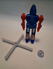 Vintage Tonka Gobots KO Cop-tur Red Arms Version Transformers Machine Robo RARE