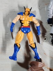 Lot of 6 X-Men Marvel Figures 4″ Gambit Wolverine Cyclops And Sabertooth?