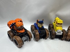 Paw Patrol Rescue Mini Monster Mudder Truck Vehicle with Figures Lot of 6