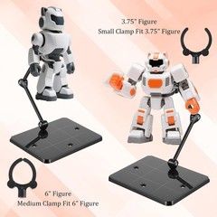 Diorama-Ready Action Figure Stands – 2 Pack Adjustable for 3.75 & 6-Inch Figures