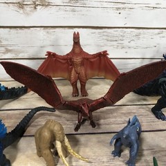 Godzilla Action Figures LOT OF 15 TV Movie Monsters Rodan, Many Godzillas