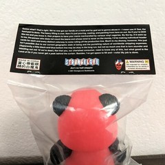 StrangeLove Panda Red Glow Vinyl Toy Bear Figure LE 100 Sean Cliver – IN HAND