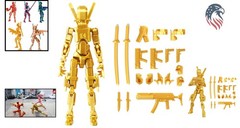 3D Printed Titan13 Action Figure Compatible with Dummy 13 Superhero Toy 5.5 Inch