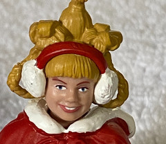 Cindy Lou Who How The Grinch Stole Christmas Action Figure Playmates Toy (KK)