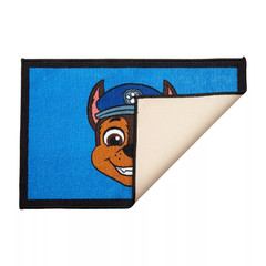 Nickelodeon PAW Patrol Chase Polyester Portrait Bathroom Rug 30” x 20” Blue