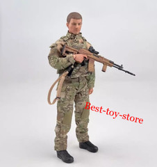 1/12 Male Camo Combat Uniform Model Clothes Suit For 6″ DAM CF Action Figure