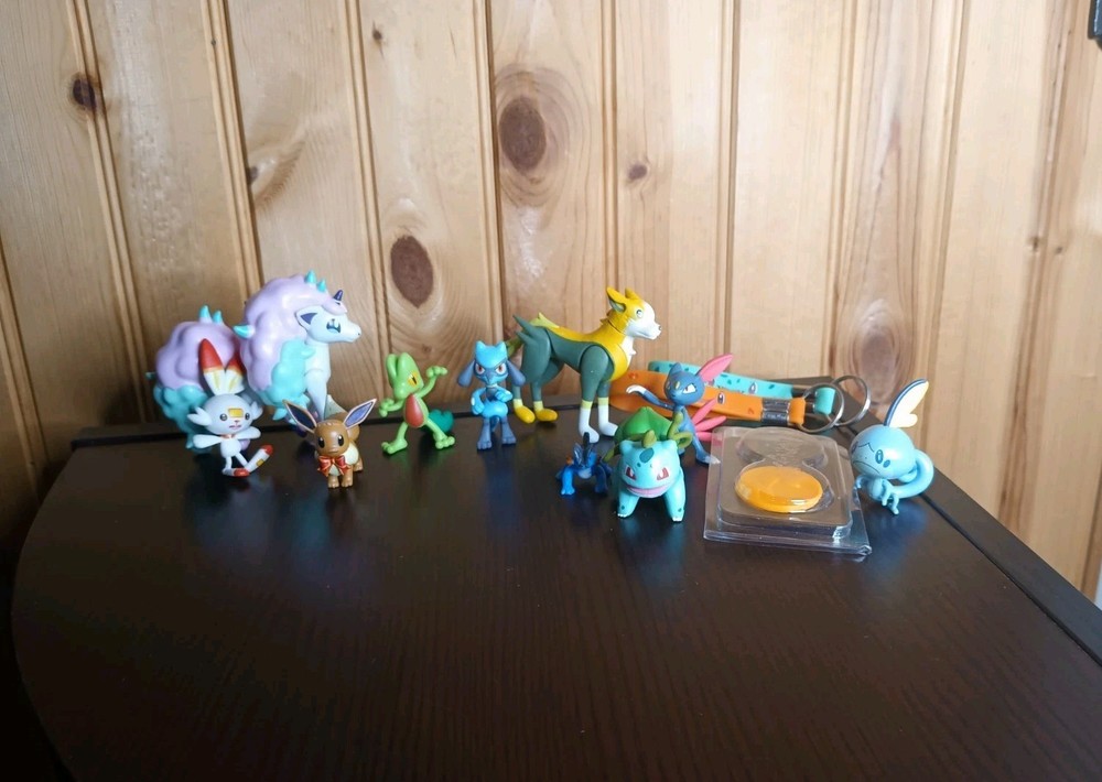 Pokemon Jazwares WCT Treecko Battle Figure Mixed Lot Of 10 Official Nintendo