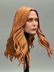 SCARLET WITCH Head Sculpt ONLY 1/6 Hot Toys DX35 Avengers Endgame moving eyeball