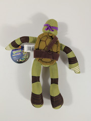 Nickelodeon TMNT Donatello Plush 10″ Stuffed Turtle Figure Toy Purple Mask