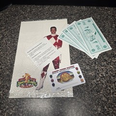 Vintage 1994 Mighty Morphin Power Rangers Official Fan Club Complete Welcome Kit