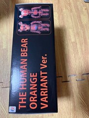 BE@RBRICK THE HUMAN BEAR ORANGE VARIANT Ver. 400% SHELTERBANK MEDICOM TOY