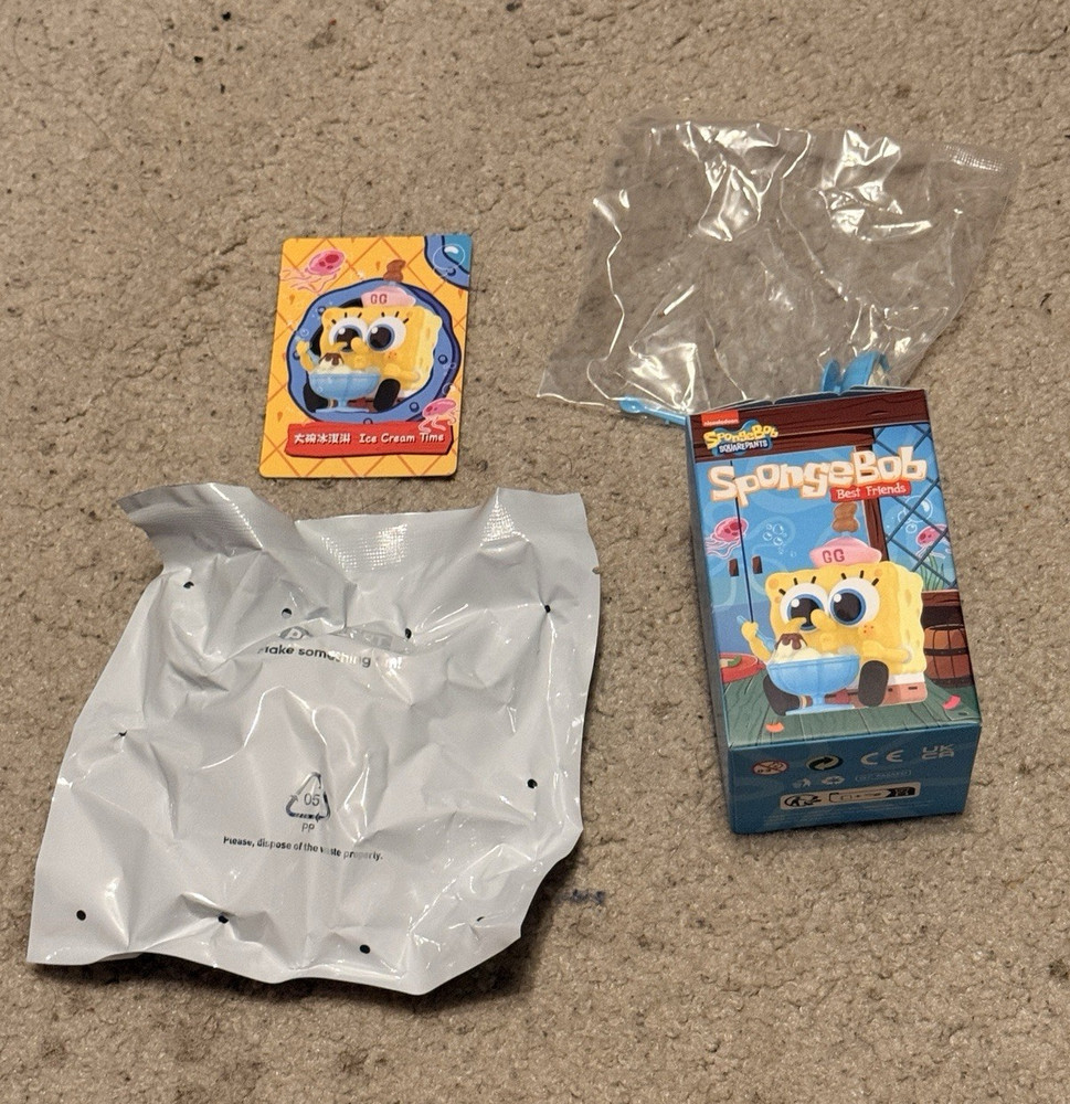 SpongeBob SquarePants PopMart – Ice Cream (Sealed in Package, Open Box)