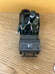 Vintage Mattel Hanna-Barbera Yogi Bear Boo Boo 1/32 Willys Jeep Military Vehicle