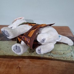 VTG Wishbone Robin Hood Plush Dog 1996 Big Feasts! Jack Russell Terrier PBS
