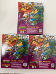 Teenage Mutant Mutant Ninja Turtles TMNT x Godzilla Leo/Raph/Mikey SET OF 3!