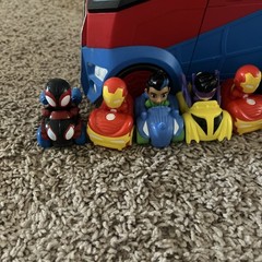 Marvel Spidey and his Amazing Friends Web Transporter One Size, W/ 10 Cars