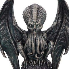 Nemesis Now Reign of Cthulhu on Ball 25cm, Resin, Black, Cast in the Finest Resi