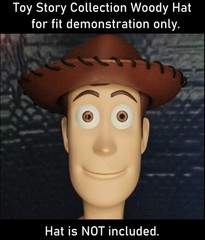 Toy Story Movie Accurate Woody Head Mode With Hands Prop Replica Screen Accurate
