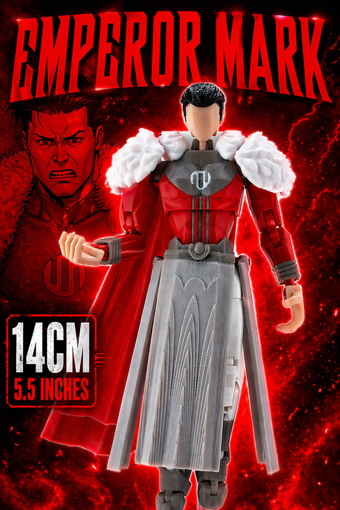 Invincible Emperor Mark Comic Figure 14cm 5.5in Viltrumite Collectible Figure