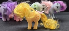 Lot of 6 My Little Pony 35th Anniversary Retro Reissue 2017 Bridge Direct G1