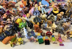 MIXED LOT OF RANDOM FIGURES KIDS GIRLS Disney Miscellaneous Toys