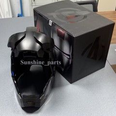 Iron Man MK5 Voice-control Mask – Autoking 2025 Black Electronic Wearable Helmet