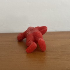 VTG 1950s 60s MPC 3″ Hard Plastic Red King Kong Gorilla Ape Monkey Toy Figure