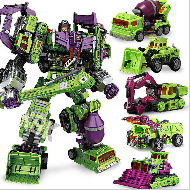 Transforms Devastator 6 In 1 Action Figure NBK GT Cool Kid Toy in Stock 38cm