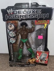 WWE Jakks Deluxe Aggression Series 17 Kofi Kingston Figure w/ Denting Chair