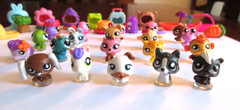 LITTLEST PET SHOP RARE TEENSIES SUPER PACK COMPLETE SET + SHINY DRAGONFLY