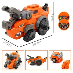 In Box Core Dinosaur Transform Ultra Chest Part Helmet Disk Figure Kids Toy Car