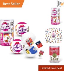 Mini Brands Retro 2 Pack Capsule Collectible Toys 60+ Minis for Kids Adults