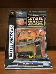 1996 Galoob Star Wars Action Fleet Battle Packs #6 Dune Sea – Desert Skiff – NEW
