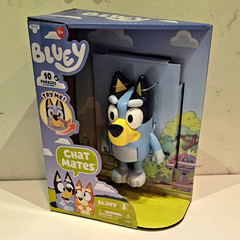 Moose Bluey Chat Mates Talking Action Figure, 10 Phrases, Ages 3+